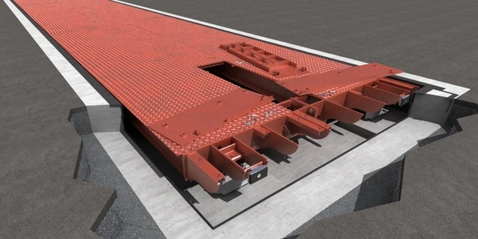 cantare auto metalice la nivelul solului